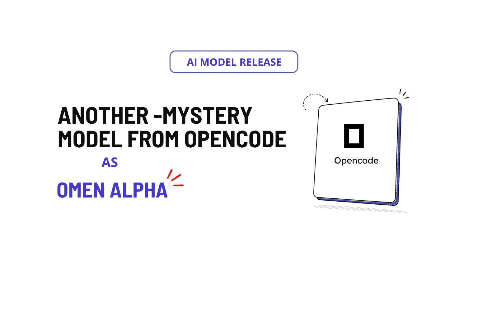 Omen Alpha: OpenCode Mystery Model Architecture and Benchmark Traces